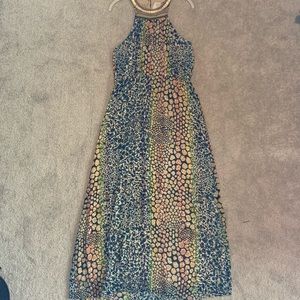 ANTHROPOLOGIE HD IN PARIS multicolored maxi dress